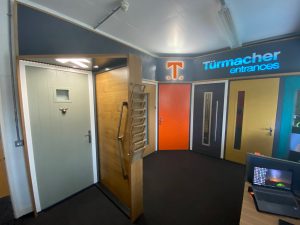 timber door showroom