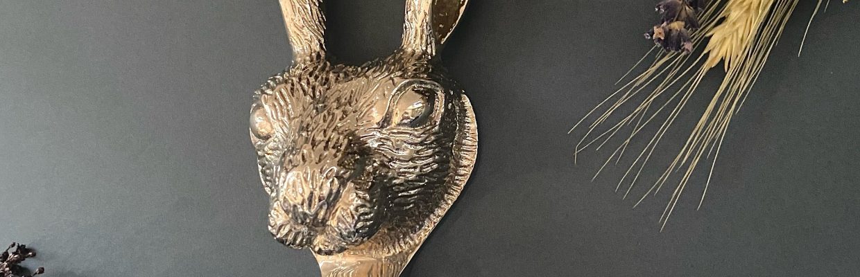 brass hare knocker