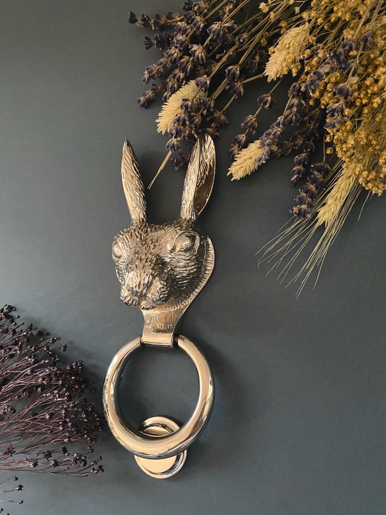 brass hare knocker